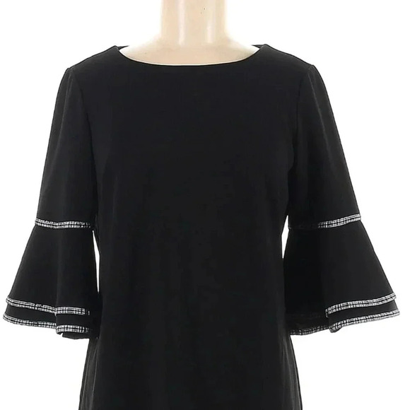 Sharagano Bell Sleeve Sheath Dress - Picture 7 of 8